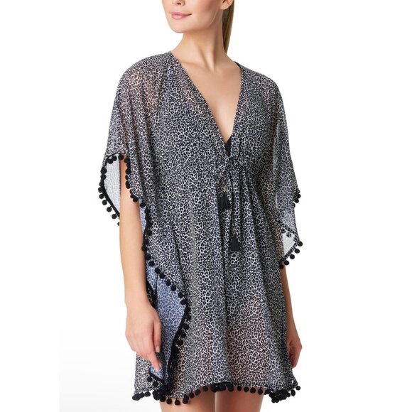Bleu by Rod Beattie Women's Let's Get Loud Cover-Up Caftan SWIM NWT Small - Picture 1 of 9